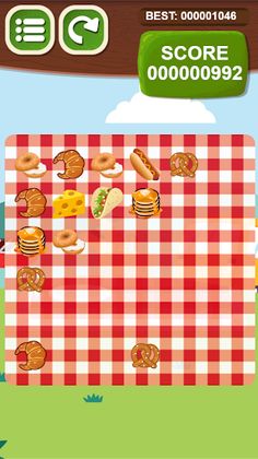 2048 Food Sliding Puzzle Merge - Screenshot 3
