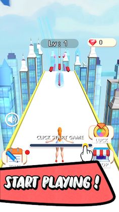 Nail Stack : Baddies Girls Run - Screenshot 1