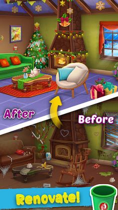 Christmas Décor: Makeover Game - Screenshot 3