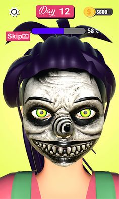 Rhinestone Makeup Removal Game - Screenshot 1