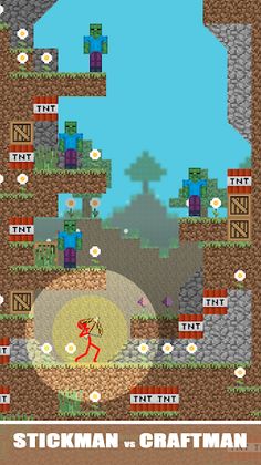Archer Stickman Vs Craft Enemy - Screenshot 4