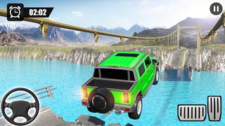 Prado Car Vs Log Bridge - Screenshot 1