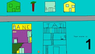 Burglar attack - one click gam - Screenshot 2