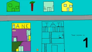 Burglar attack - one click gam - Screenshot 2