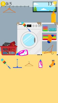laundry washing machine game - Screenshot 3