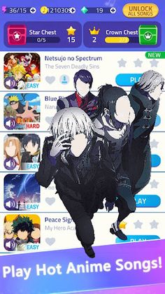 Unravel Tokyo Ghoul Piano Tile - Screenshot 4