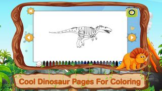 Dinosaur Coloring Pages Puzzle - Screenshot 3