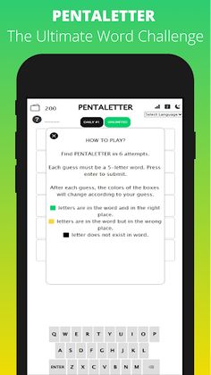 Pentaletter - Word Puzzle - Screenshot 2