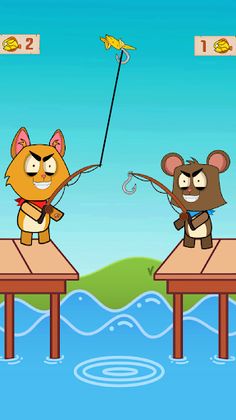 Food Duel Fishing Battle - Screenshot 2