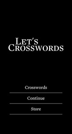 Let's Crosswords - Screenshot 1