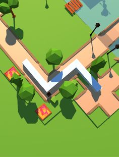 Dancing ZigZag - 2 Players - Screenshot 1