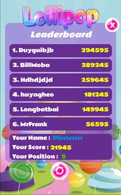 Match 3 - Lollipops - Screenshot 4