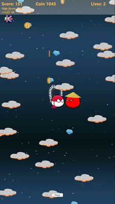 Polandball - jump into space - Screenshot 4
