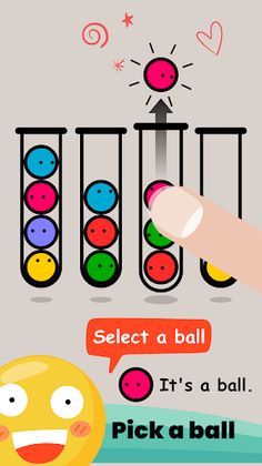 Ball Sort Color Puzzle : Emoji - Screenshot 4
