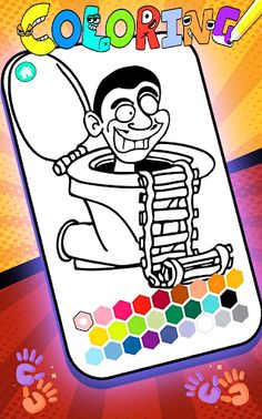 Skibidi Toilet Coloring Book - Screenshot 3