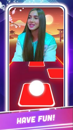 Lady Diana Game Tiles Hop - Screenshot 4