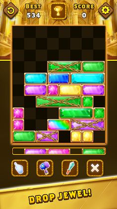 Drop Jewel Slide: Block Puzzle - Screenshot 1
