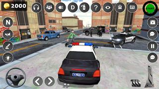 US Police Car: Car Gangster 3D - Screenshot 2