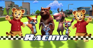 Tiger Friends Car Racing - Screenshot 1