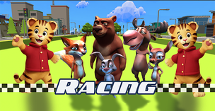 Tiger Friends Car Racing - Screenshot 1