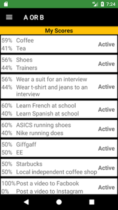 A or B - Screenshot 2