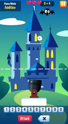 لعبة الحساب مع الخفاش - Screenshot 2