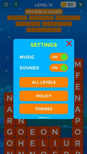Word stacks connect words game - Screenshot 3