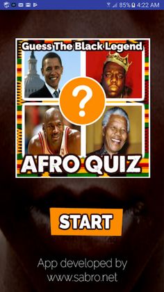AFRO QUIZ Guess the Black Lege - Screenshot 1