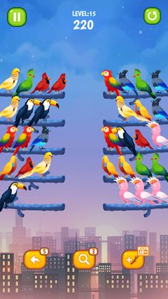 Color Bird Sort - Screenshot 2