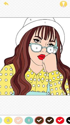 Girls Coloring Book - Screenshot 3