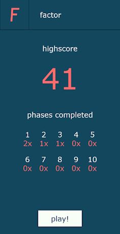 Factor - Screenshot 1