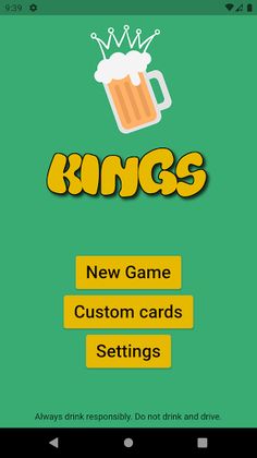 Kings Cup Drinking Game - Screenshot 1