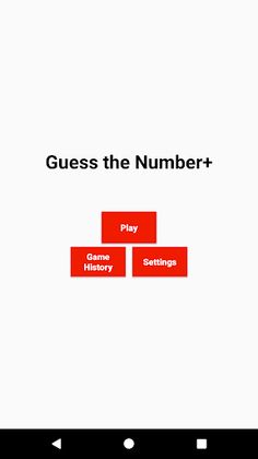 Guess the Number+ - Screenshot 1