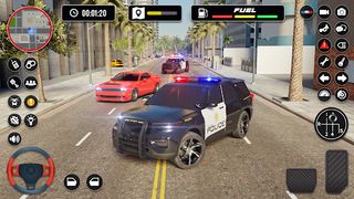 US Police Prado: City Car - Screenshot 1