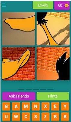 LunnyTunes Quiz: 4 Pics Game - Screenshot 3