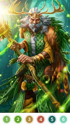 Odin & Thor Color by Number - Screenshot 3