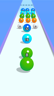 Ball Run 2048: merge number - Screenshot 2