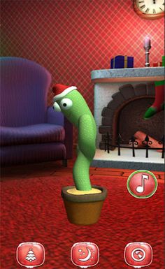 Dancing Cactus Talking Santa - Screenshot 3