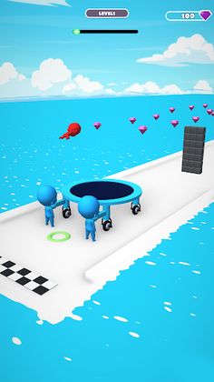 Moving Trampoline! - Screenshot 1