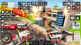 Firefighter Rescue Truck Game - Screenshot 2