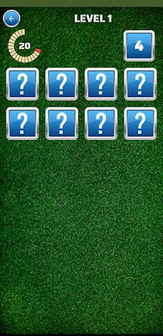 Memory game for football - Screenshot 3