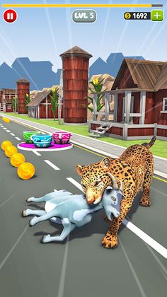 Goat Running Games: Fun Race - Screenshot 2