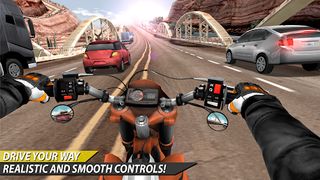 Moto Rider In Traffic - Screenshot 3