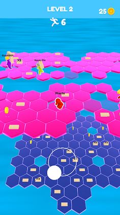 Hexagon fall heroes - Screenshot 4
