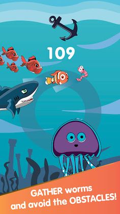 Fish Eat Worms: Tap Tap Arcade - Screenshot 1