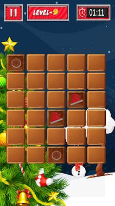 Match Christmas Objects 2D - Screenshot 1