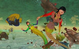 Mermaid vs Double Head Shark - Screenshot 2