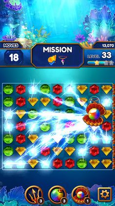 Under the Deep Sea: Match 3 - Screenshot 1