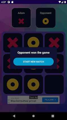 Tic Tac Toe the game of X & O - Screenshot 4