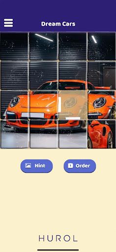 Dream Cars Sliding Puzzle - Screenshot 2